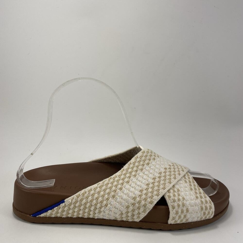 Rothy's The Weekend Slide “Vanilla Cone” US Size 5.5 Sandals Rothys Beige